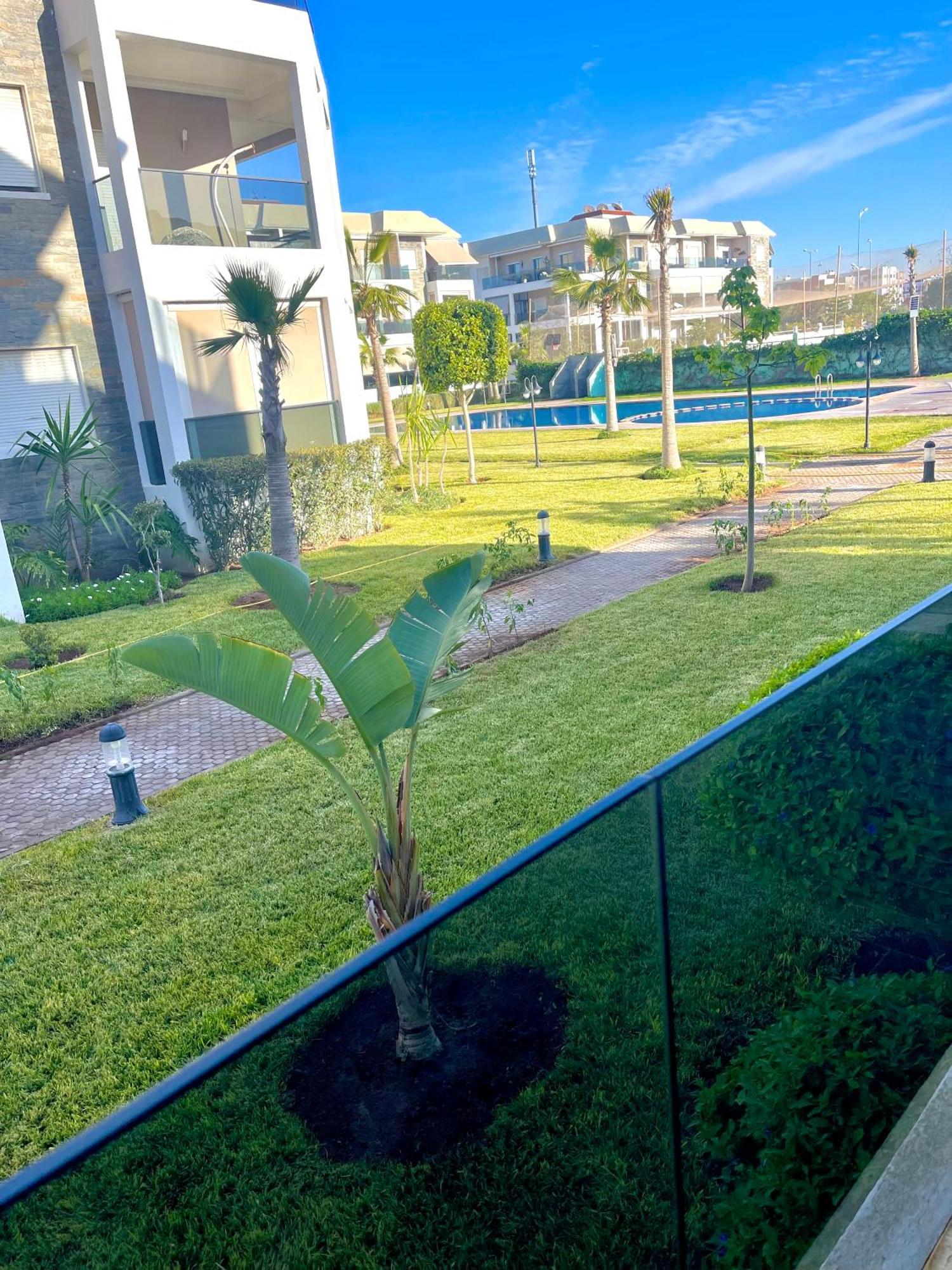 Bel Appartement A Amwaj Beach And Resorts Casablanca Bagian luar foto